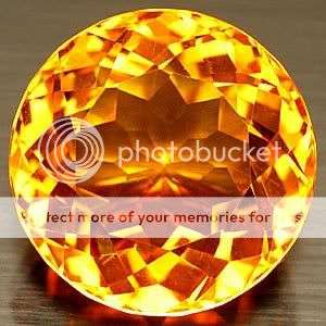 AWESOME 8.95Ct. Twinkling Natural Golden Yellow Citrine Gemstone - 100% Natural