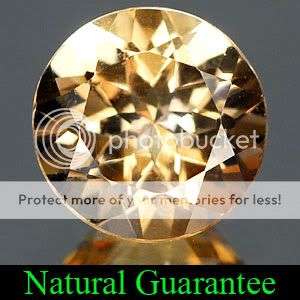 AAA ***2.31 Ct Calibrated 8mm Natural Champange Topaz  Gemstone - 100% Money Back guarantee!