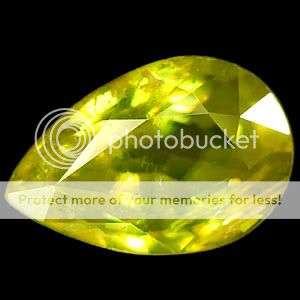 Exquisite!! 1.06 Ct. Natural Intense GreenTitanium Sphene Red Spark Gemstone - 100% Natural Sphene!