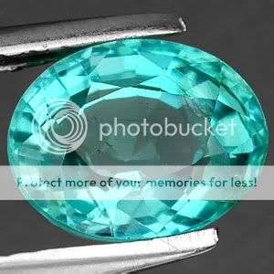 1.70CT. Oval Neon Pariaba Green Apatite Gemstone - SHIPPED FROM WITHIN SA!
