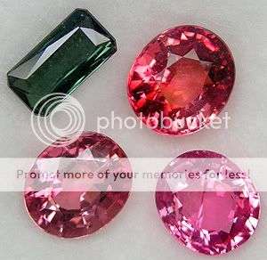 4.10CT. (4pcs) TANTALIZING Rich Multi Fancy Mixed Tourmaline Gemstone Set
