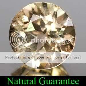 ***3.07 Ct Calibrated 9.2mm Natural Champange Topaz  Gemstone - 100% Money Back guarantee!