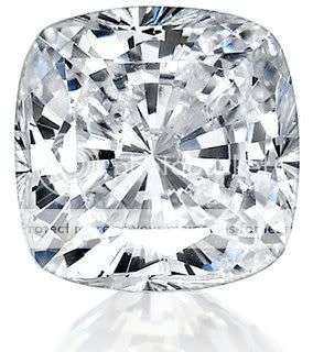 3.80 CTS Each (2pcs) Cushion Cut 8mm Diamond simulant - FINEST DIAMOND SIMULATE