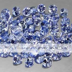 VVS1** 5.17CT.STRIKING! Violet Blue Tanzanite Round 2.70 mm LOT - R1 No Reserve! Finest Quality!