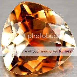 **3.85Cts. Trilliant AAA Unheated Champagne Topaz Gemstone from Brazil - S.Africa SHIPPING!