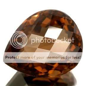 28.99ct Flawless Pear Cut Brown SMOKY QUARTZ  - 100% Natural Earth Mined!