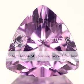 AAA 1.60ct VVS Trillion Cut Natural Unheated Violet AMETHYST - Only Natural Earthmined Gemstones!