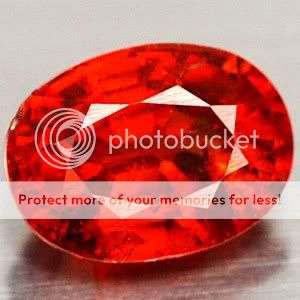 1.22Cts. 100% Natural VVS1 Mandarin Spessartite Garnet - 100% Natural. Exact Photo!