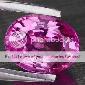 1.25 Cts.EXTREME OVAL LOVELY PINK SAPPHIRE - SHIPPED FROM WITHIN S.AFRICA!!