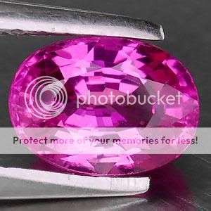 1.55 Cts.GORGEOUS OVAL VIOLET PINK SAPPHIRE - SHIPPED FROM WITHIN S.AFRICA!!