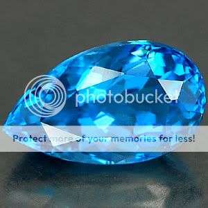 Excellent  3.87 Ct. Flawlwss Natural London Blue Topaz Gemstone - 100% Exact Photos!