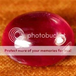 2.01 Ct. Astonishing Cabochon Cut Natural Red Ruby Gemstone - Exact Photos taken of stone!