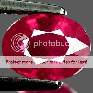 AAA 1.30Ct. Gorgeous Natural Oval Red Pink Ruby Gemstone - Exact Photos taken of stone!