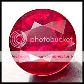 ***2.96Cts***7.70mm. TOP RED ROUND CUT NATURAL RUBY GEMSTONE - SEE ALL MY ITEMS!