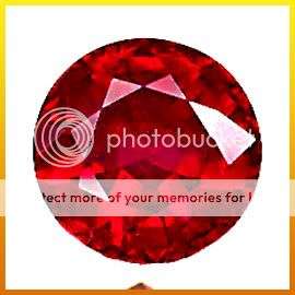 ***2.65Cts***7.50mm. TOP RED ROUND CUT NATURAL RUBY GEMSTONE - SEE ALL MY ITEMS!