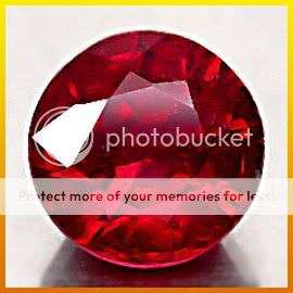 ***2.59Cts***7.30mm. TOP QUALITY RED ROUND CUT NATURAL RUBY GEMSTONE - SEE ALL MY ITEMS!
