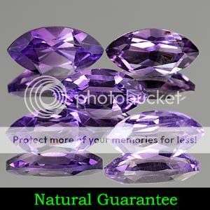 AAA Flawless 4.30Cts.*(5pcs)* Top Purple Marquise Cut Amethyst Gemstone LOT - 5Pcs, 1 Auction