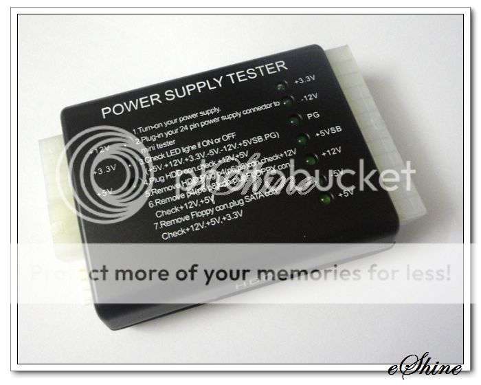 ATX PC Power Supply Mini Tester