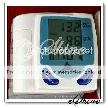 Digital Wrist Blood Pressure Monitor & Heart Beat Meter