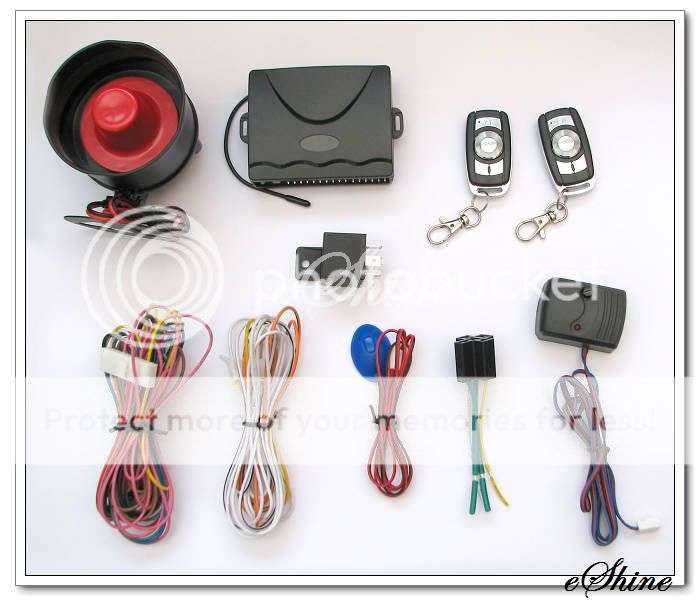 Car Alarm System With Remote Anti-Theft Anti-hijack