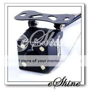 Car Rear View Parking Camera Night Vision 4 LED Wide Angle