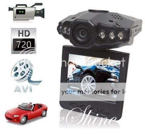 HD DVR - Infrared Lights 2.5" TFT LCD Car HD DVR Camera Audio Video Recorder