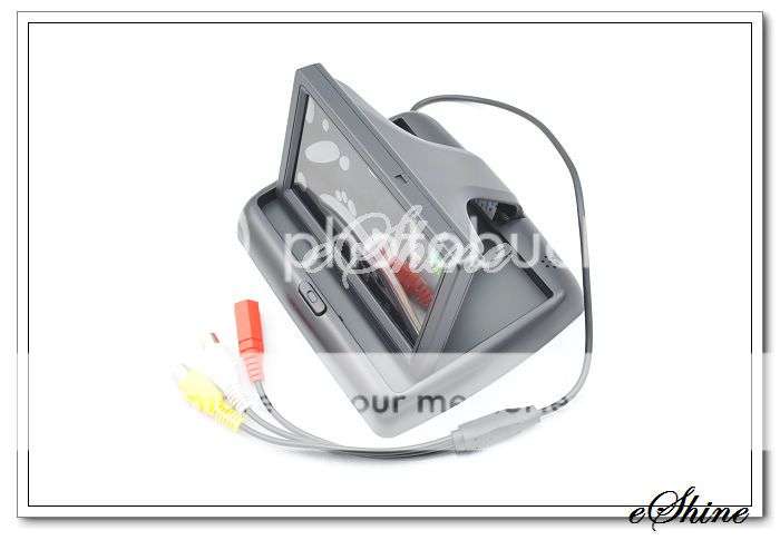 4.3" TFT LCD Car Rear View Reverse Monitor Foldable