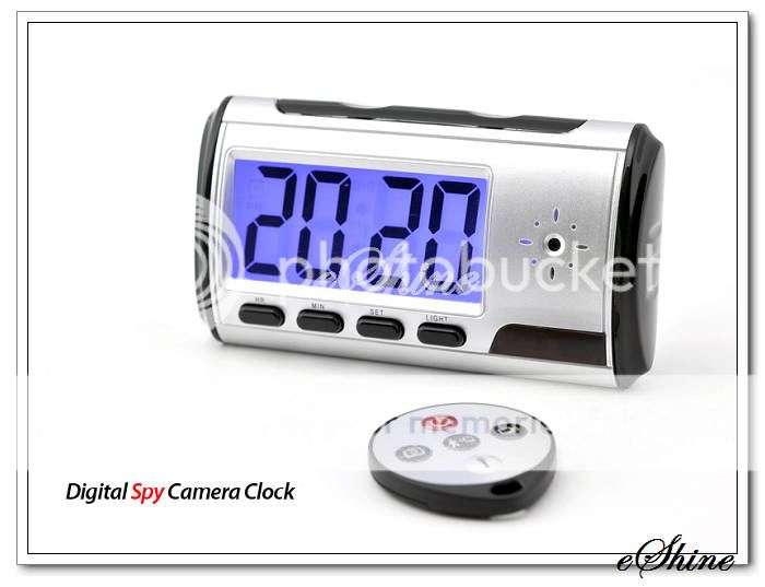 Spy Clock Security Hidden DVR Camera Motion Detector DV