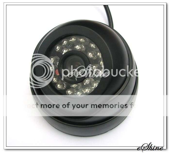 24 LED 3.6mm Lens Indoor CCTV Surveillance Security Dome Camera