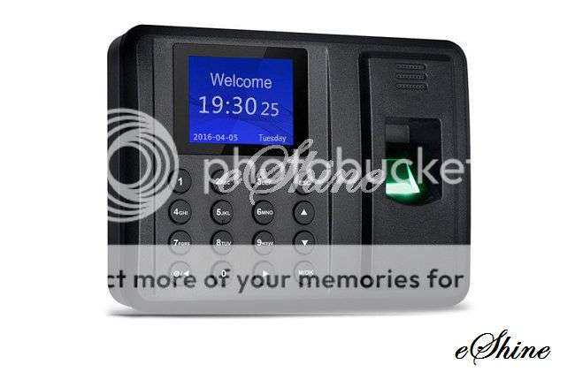 Biometric Fingerprint Time Clock Recorder Attendance System Employee - Easy Operation