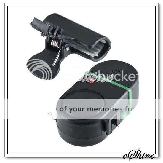 Electronic Bite Fish Alarm Bell Fishing Rod Pole W/ LED light