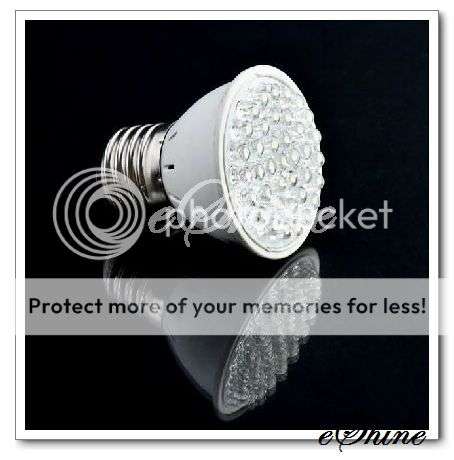 E27 Screw LED Lamp Bulb Energy Saving 1.5W 38 LED
