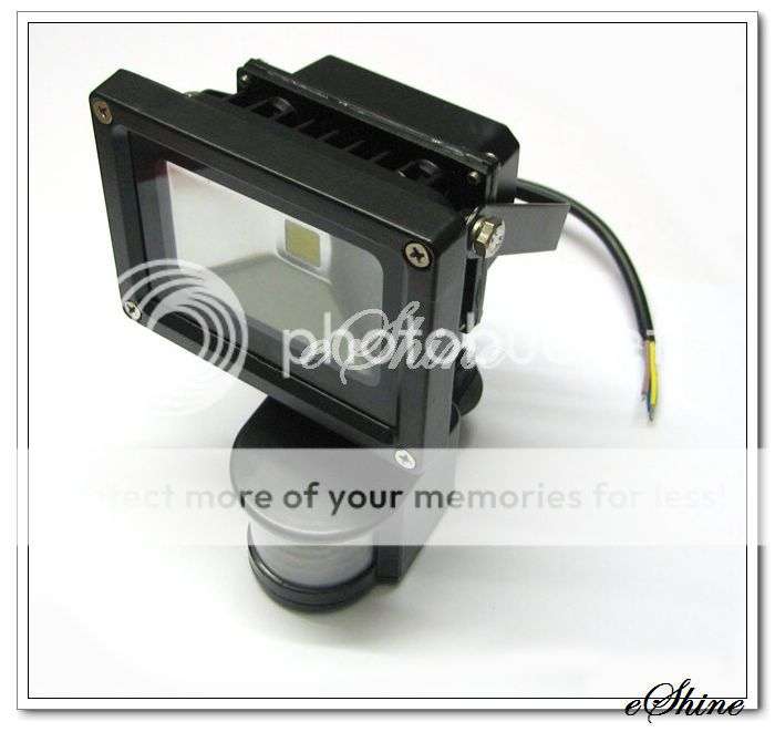 PIR Infra Detector 10W LED Floodlight Energy Saver
