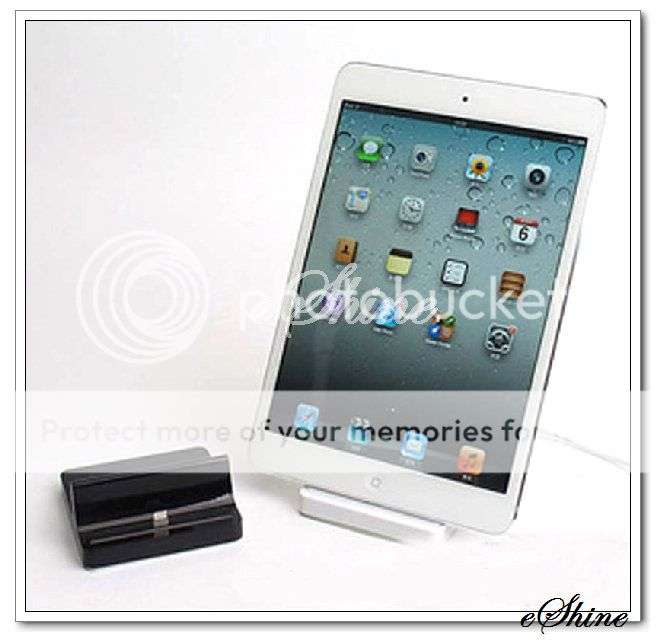 Charging Dock Desktop Stand Station for iPad Mini, iPad 4, iPhone 5/5S, iPod Touch 5 (Lighting)