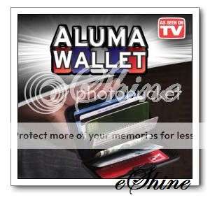 Aluminum Aluma Wallet Credit Card Wallet