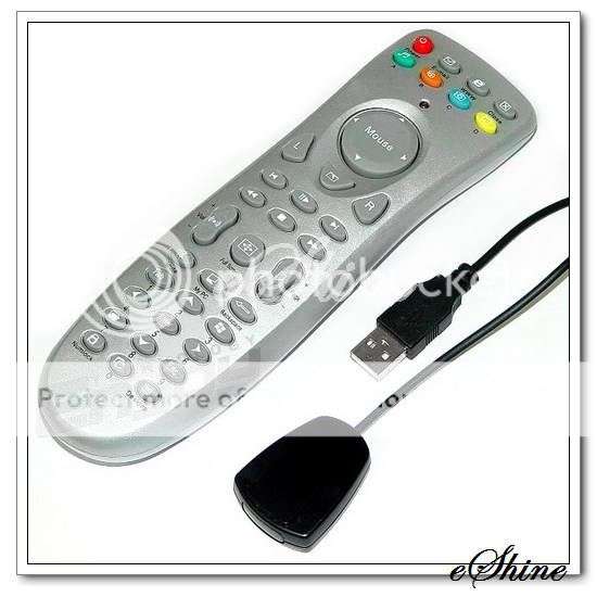 USB PC Remote Control Windows Media Center XP Vista Win7