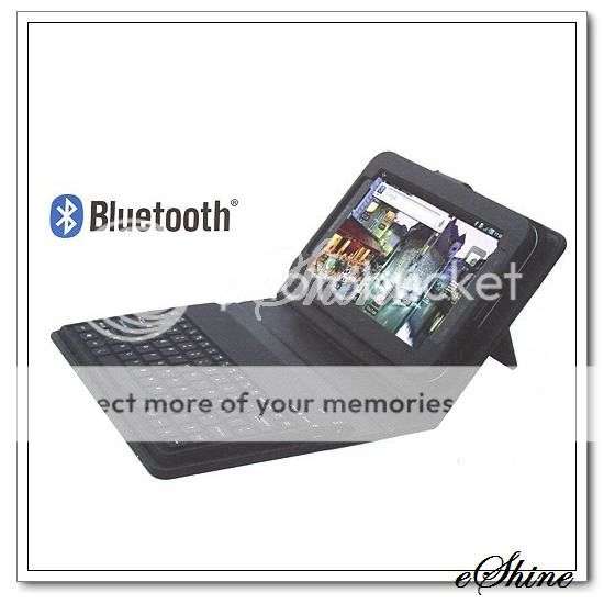 Wireless Bluetooth Keyboard Case Stand For 7" Samsung P1000 Galaxy Tab