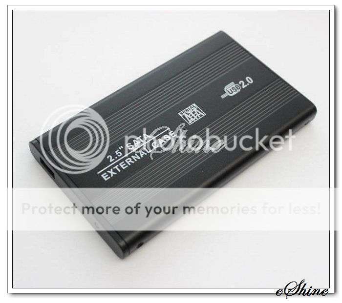 USB 2.0 2.5 HARD DRIVE SATA HDD EXTERNAL CASE ENCLOSURE