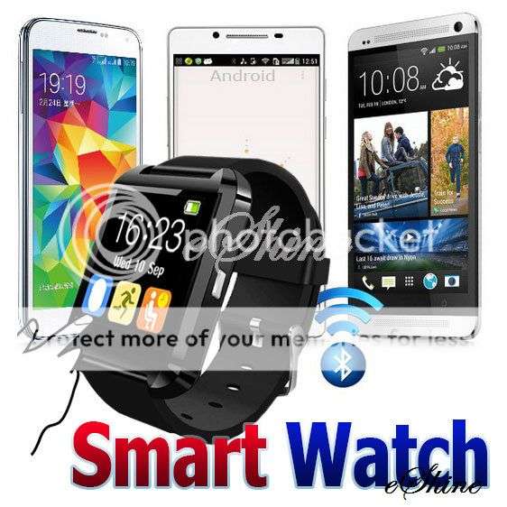 Bluetooth Smart Wrist Watch Phone Mate For Smartphones Android Apple IOS