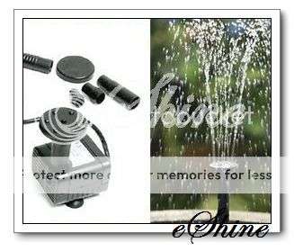 Solar Power Water Fountain Pump Pond Feature