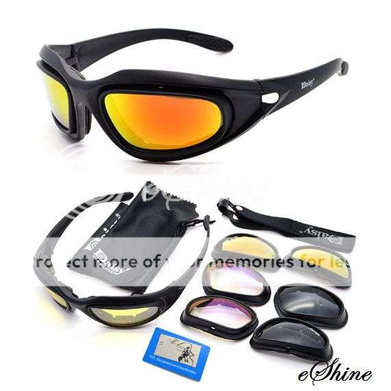 DAISY C5 KIT travel Golf Sport Fishing Biker Motorcycle Full Frame Sunglasses