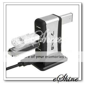 7 Port USB 2.0 HUB With External AC Power Adapter