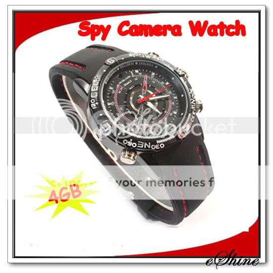 4GB Spy Camera Video Recorder Watch