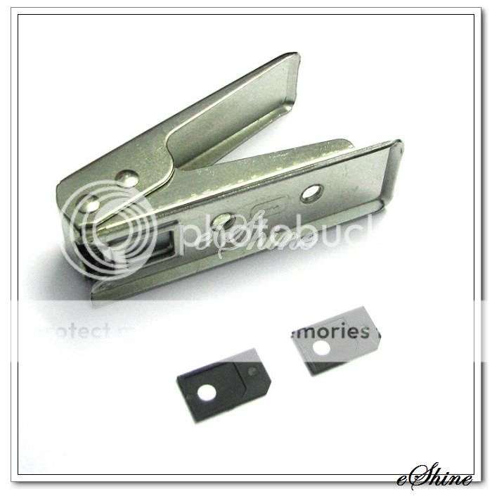 Micro Sim Cutter And Two Sim Card Adapter For iPad & iPhone 4