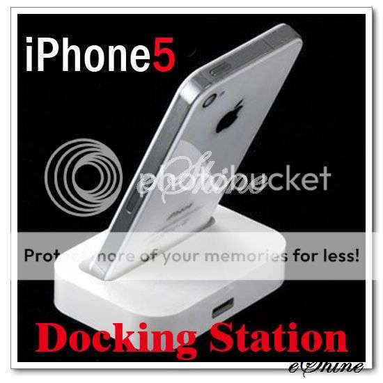 iPhone 5 Dock Docking Station Charger Cradle Stand
