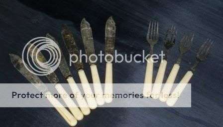 Silver Fish Knives & Forks