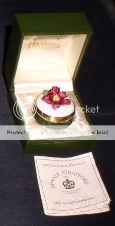 Royal Stratford Dahlia trinket box