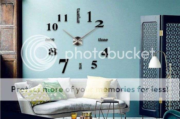 Large 3D Wall Clocks