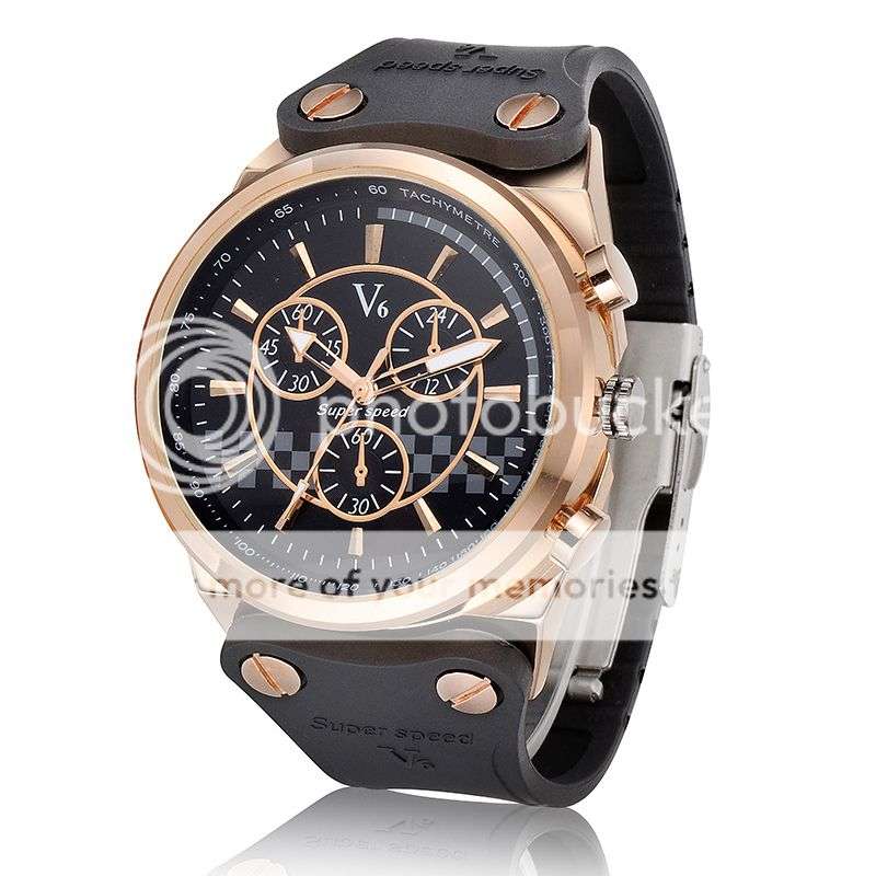 *LOCAL STOCK* Superspeed V6 Luxury Fashion Sport Watch Men Leisure Fashion Tyre Style Watch