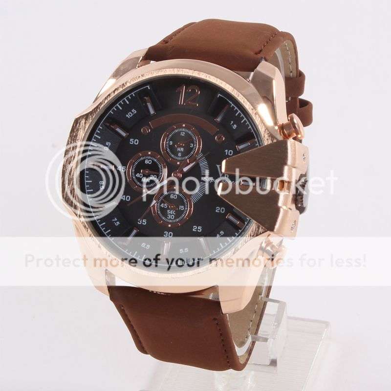 *LOCAL STOCK* Luxury Military Army Quartz Analog Fashion Mens leather Strap V6 Sport Wrist watch